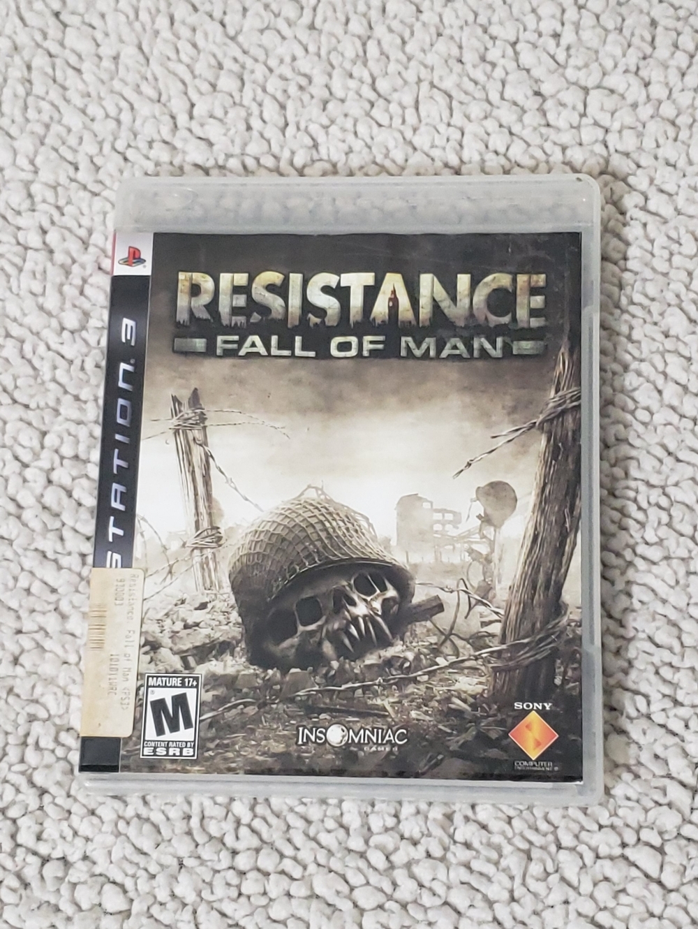 SONY PlayStation 3 Resistance: Fall of Man | Beige/Tan Cover | Mature 17+